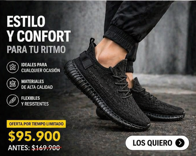 Calzado Tenis Importado YZ Unisex