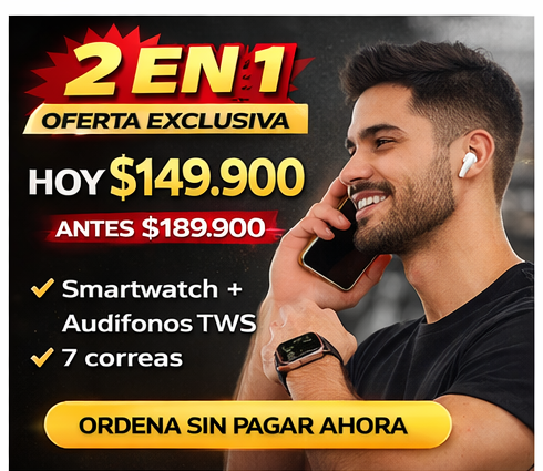 SMART WATCH Y AIR PODS H20