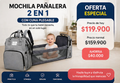 PAÑALERA DE BEBE EXPANDIBLE