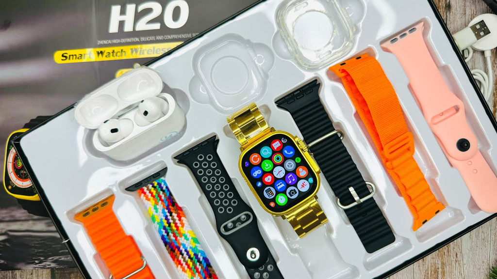 SMART WATCH Y AIR PODS H20
