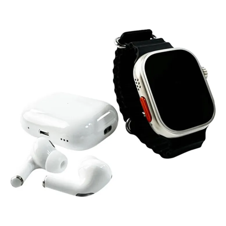 RELOJ, AIR PODS, CUBO, CABLE, BATERIА IN